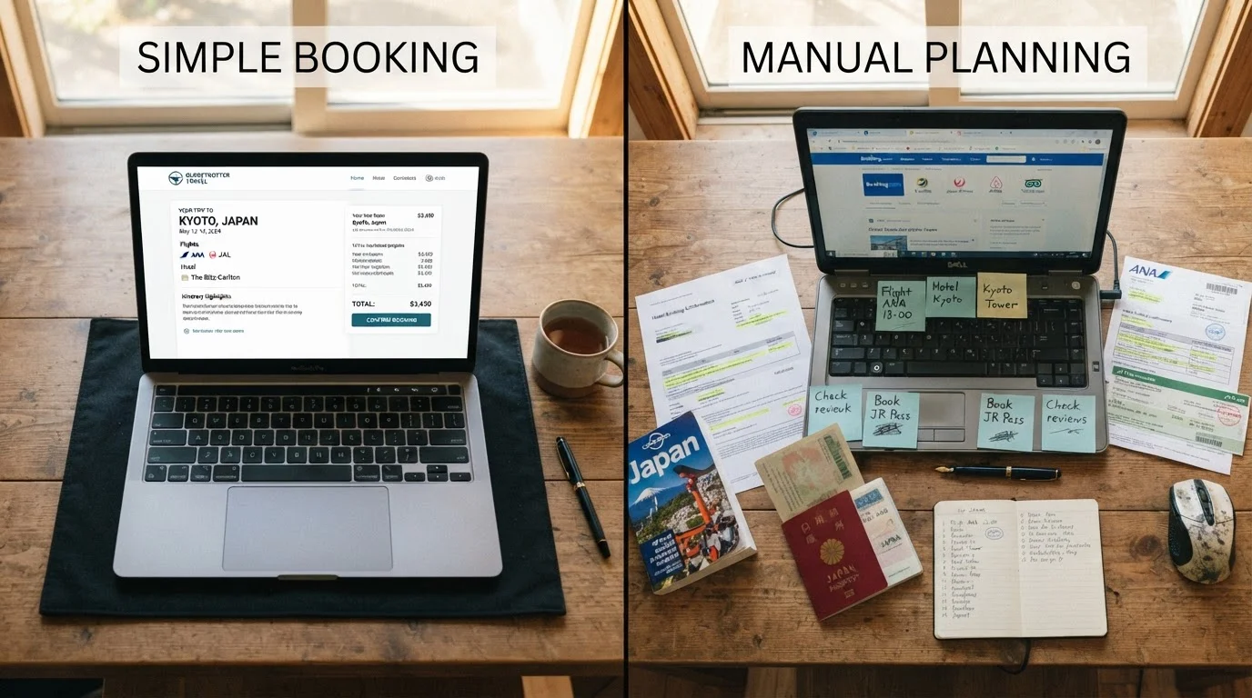 Booking Everything Through One Platform vs. Piecing It Together Yourself