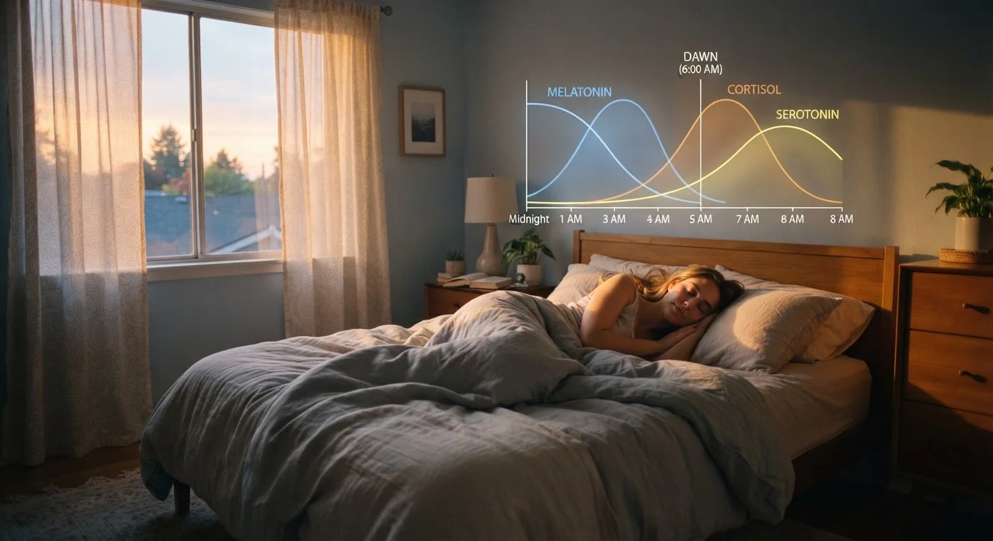 Cortisol, Melatonin, and the Hormones That Run Your Sleep-Stress Cycle