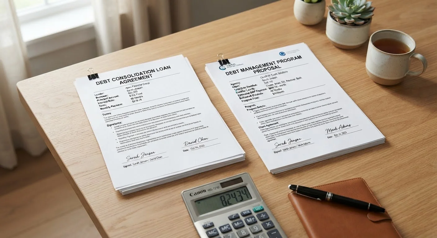 Debt Consolidation vs. Debt Management Plans: Understanding the Structural Differences