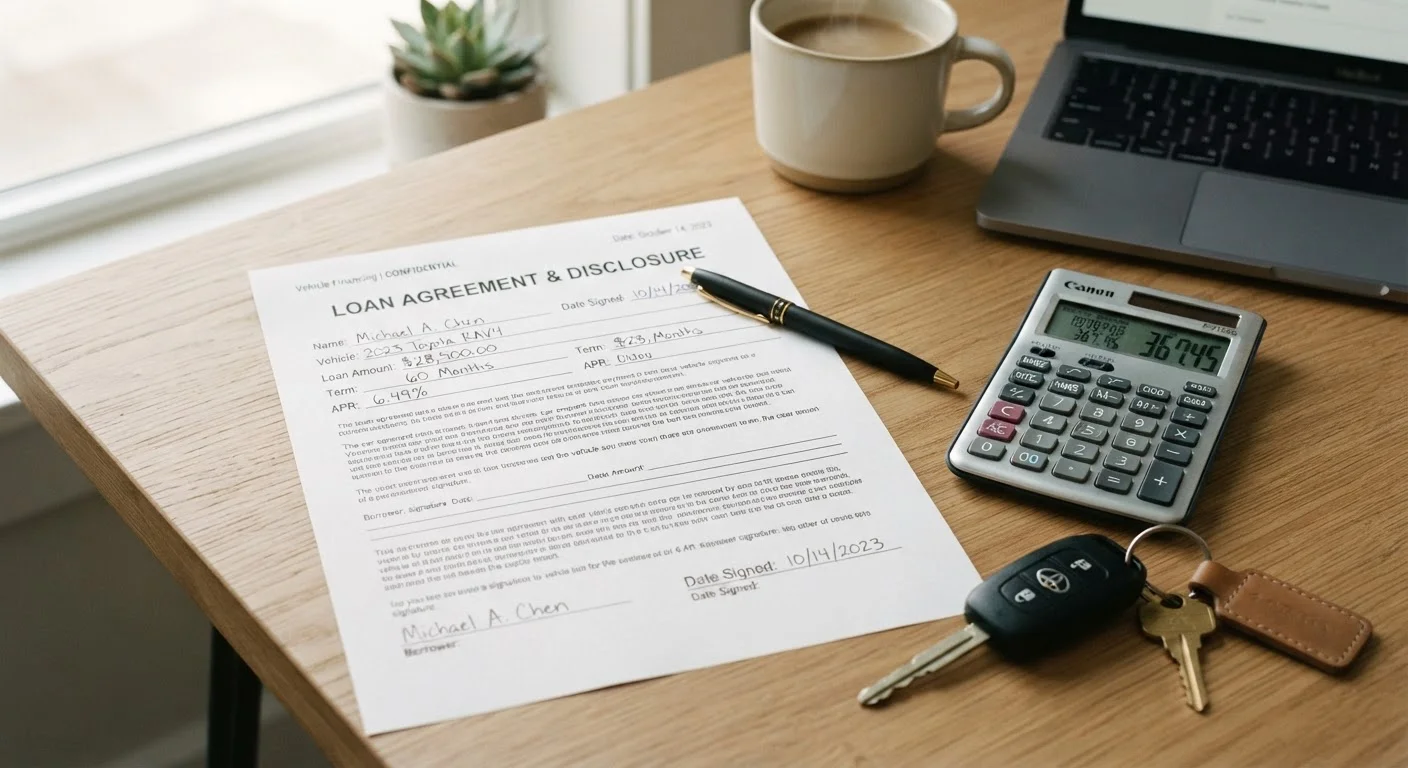How Financing Terms Shape What a Car Actually Costs You
