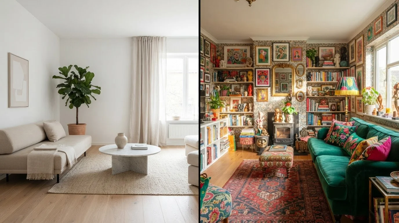 Interior Design Styles From Minimalist to Maximalist: A Visual Reference