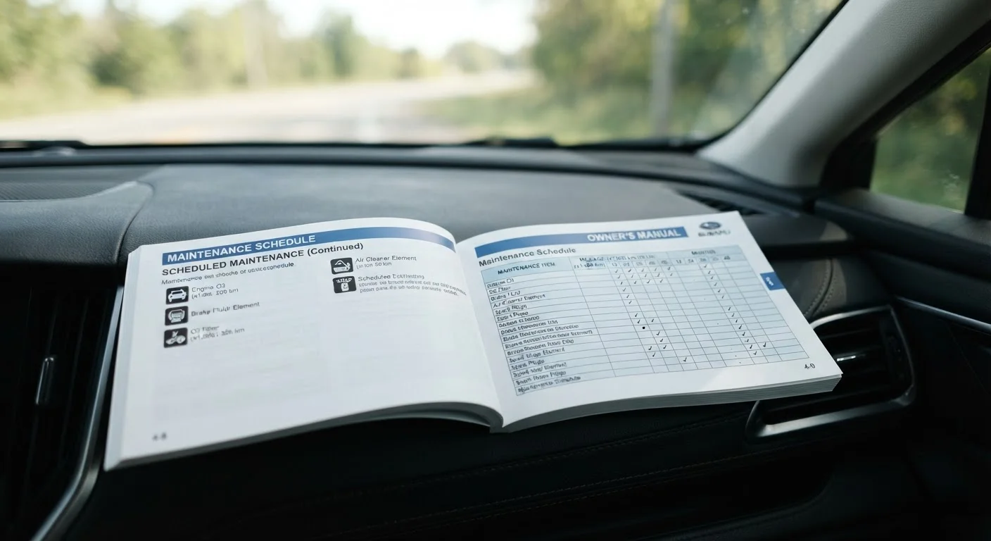 Reading Your Owner's Manual: The Maintenance Schedule That Actually Matters