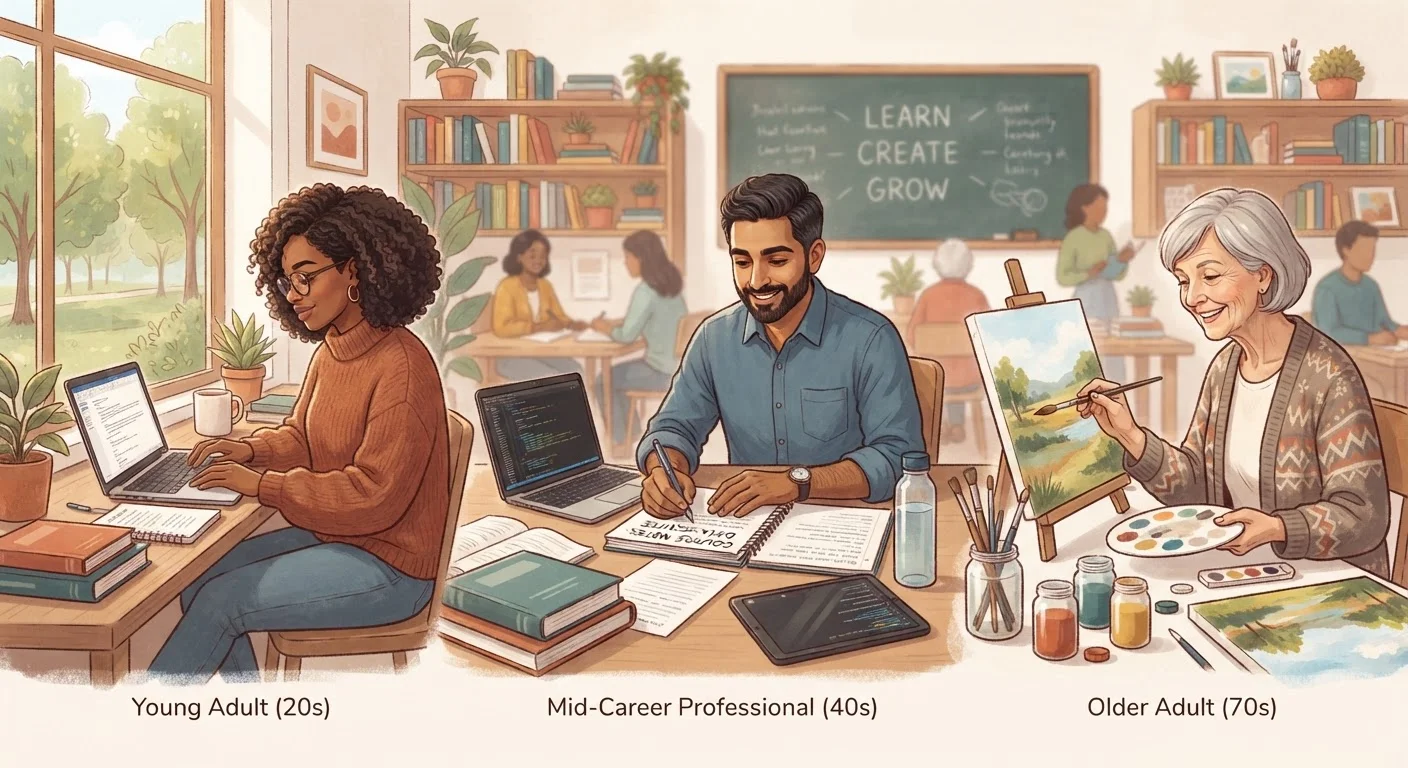 Skill Building Across Every Life Stage: From Early Adulthood to Retirement
