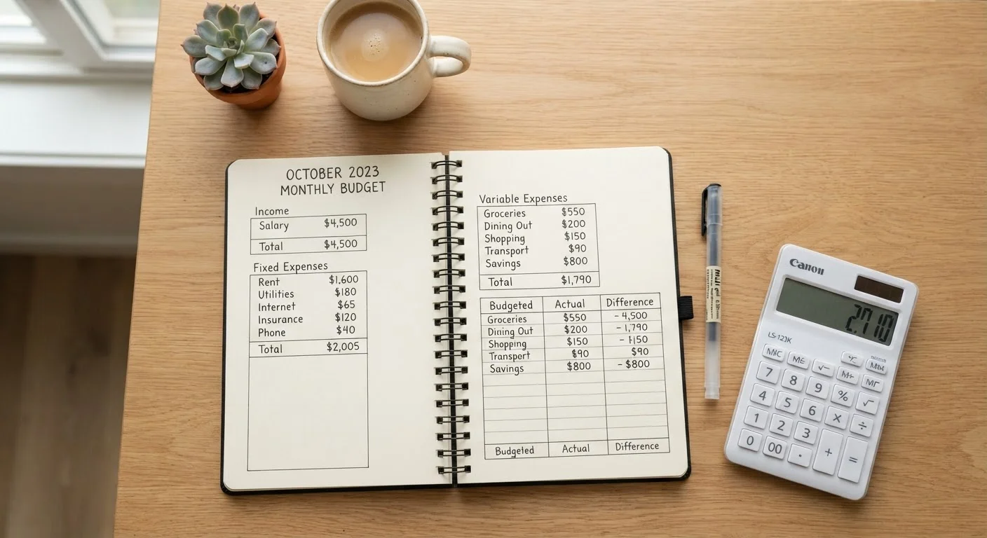 What a Monthly Budget Actually Is (And What It Isn't)