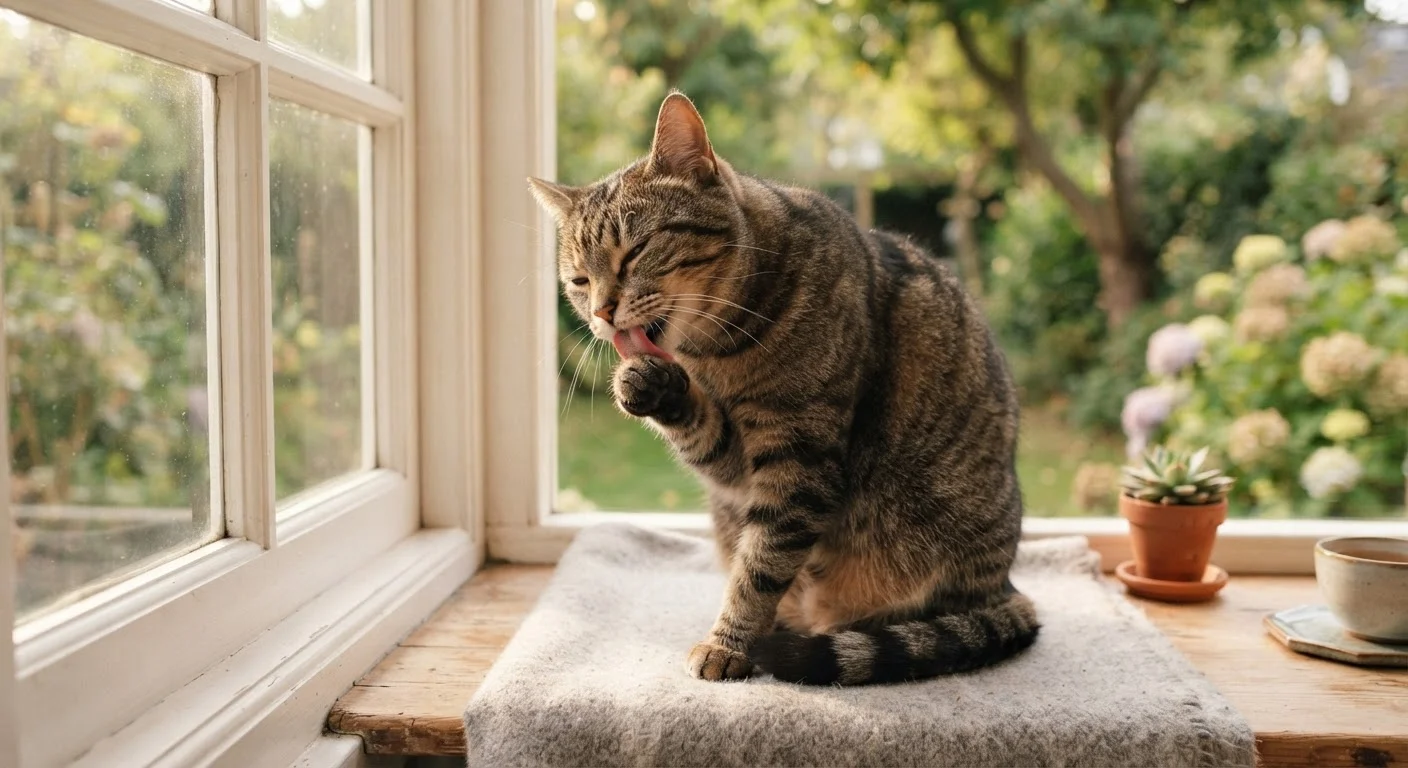 Why Cats Groom Themselves — and When It Becomes a Problem